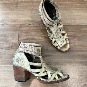 Freebird Leather Strappy Sandals